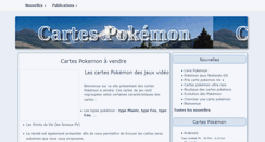 Desktop Screenshot of cartes-pokemon.phortail.org